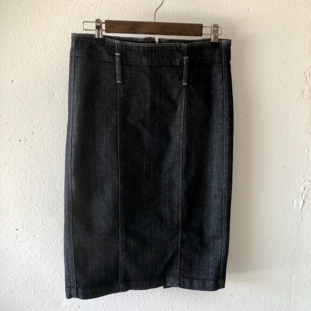 7 For All Mankind blue denim skirt size 29